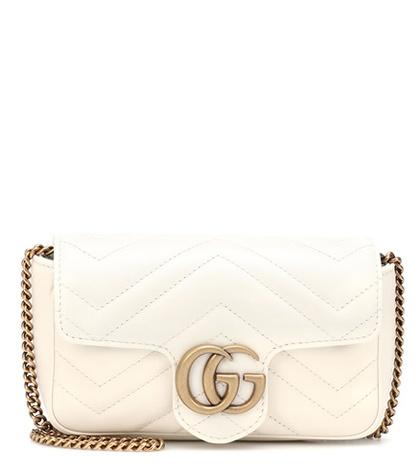 Fendi Gg Marmont Super Mini Shoulder Bag