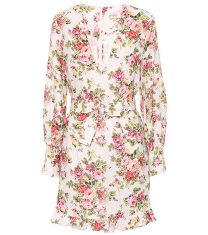 Zimmermann Radiate Floral-printed Linen Dress
