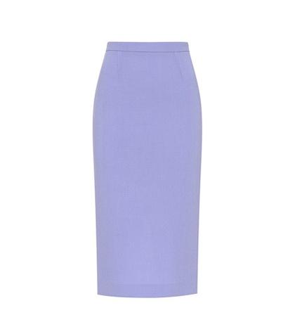 Roland Mouret Arreton Wool Crêpe Skirt