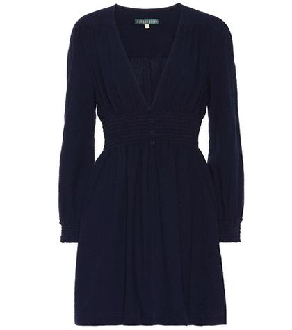 Joseph Smocked Cotton Dress