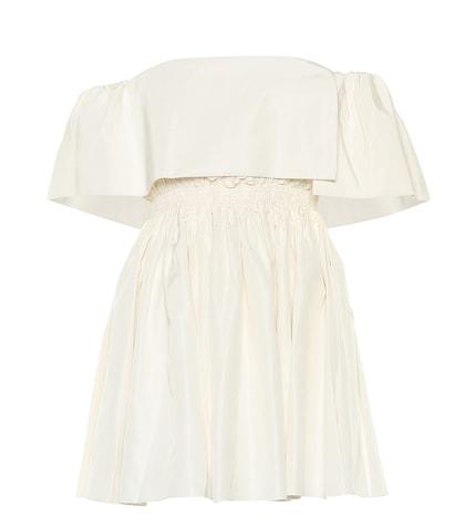 Alex Perry Elodie Silk Grosgrain Minidress