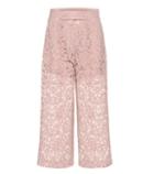 Valentino Lace Wool And Silk Culottes