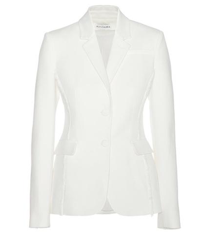 Oscar De La Renta Fenice Linen-blend Blazer