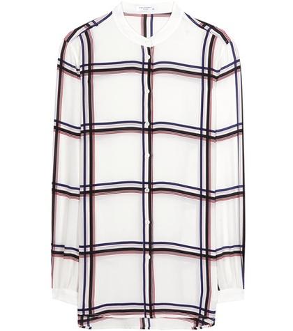 Dolce & Gabbana Henri Collarless Silk Shirt