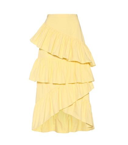 Edit Ruffled Cotton Skirt