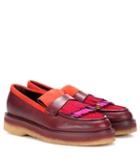 Etro Leather Platform Loafers