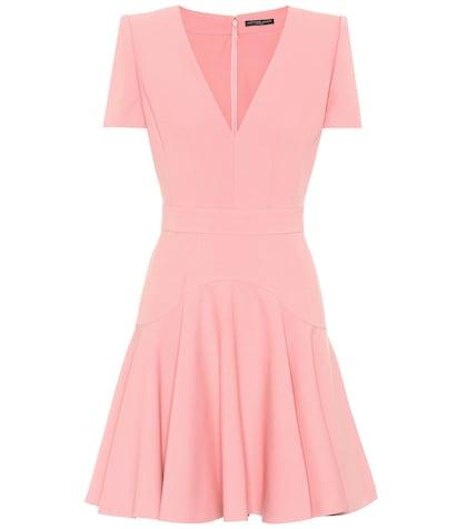 Alexander Mcqueen Wool And Silk-blend Dress