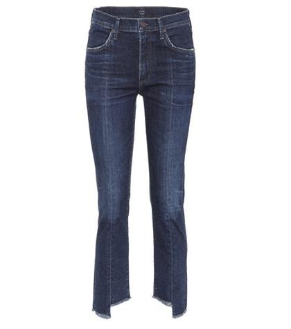 Stella Mccartney Amari High-waisted Cropped Jeans