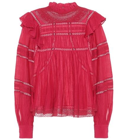 Givenchy Viviana Cotton-blend Blouse