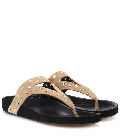 Isabel Marant Elbry Suede Sandals