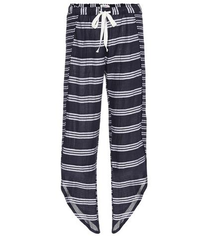Lemlem Edna Striped Cotton-blend Trousers