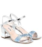 Bonpoint Exclusive To Mytheresa – Metallic Patent Leather Sandals