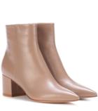 Gianvito Rossi Piper 60 Leather Ankle Boots