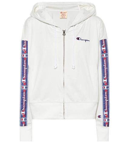 Champion Zip-front Logo Hoodie