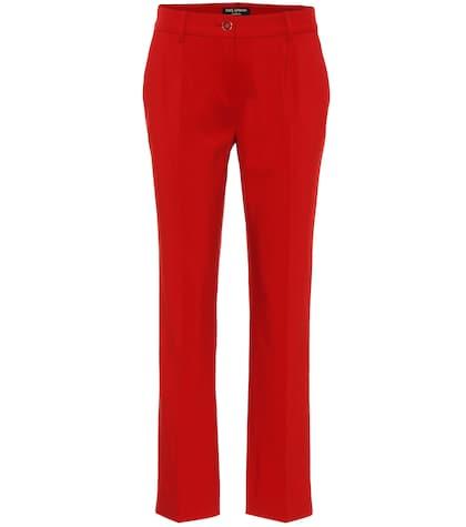 Dolce & Gabbana Exclusive To Mytheresa – Cotton-blend Mid-rise Pants