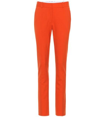 Victoria Beckham Wool-blend Slim-fit Trousers