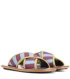 Mansur Gavriel Striped Sandals