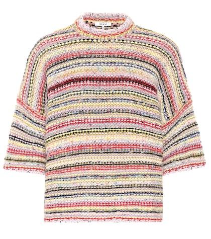 Ganni Mixed Knit Sweater