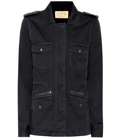 Valentino Garavani Ruby Cotton Military Jacket