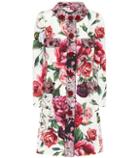 Dolce & Gabbana Embellished Floral-printed Coat