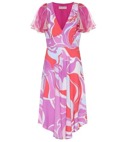 Vetements Printed Silk-blend Dress