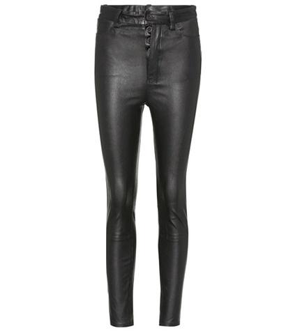 Unravel Leather Trousers