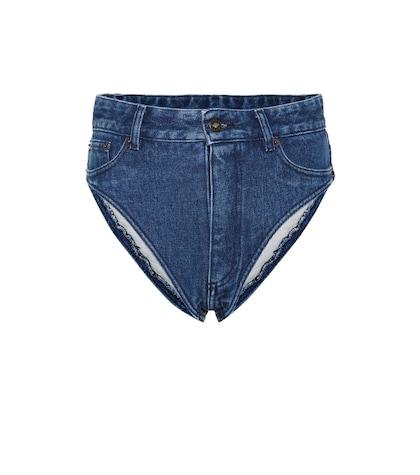 Y/project Denim Shorts