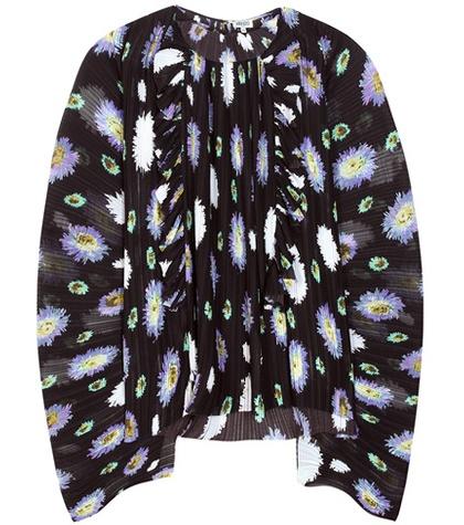 Marni Printed Ruffled Blouse