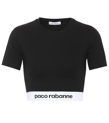 Paco Rabanne Jersey Cropped Top