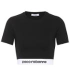 Paco Rabanne Jersey Cropped Top