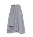 Roland Mouret Full Volume Gingham Cotton-blend Skirt