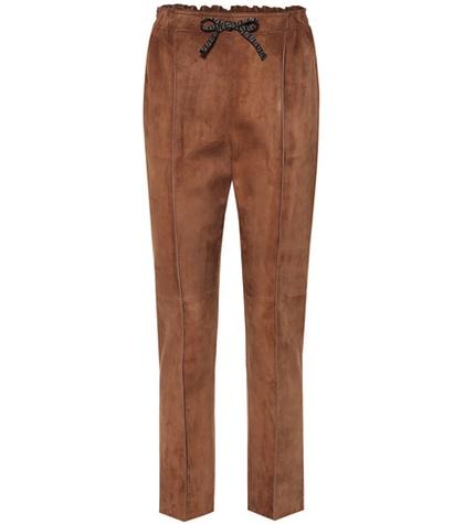 Fendi Suede Pants