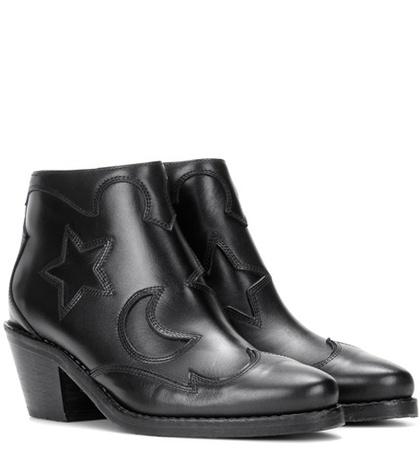 Mcq Alexander Mcqueen Solstice Leather Ankle Boots