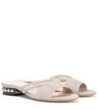 Stella Mccartney Casati Mule Suede Slip-on Sandals