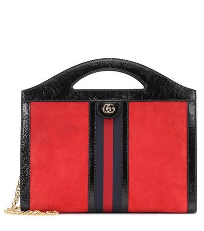 Gucci Ophidia Suede Shoulder Bag