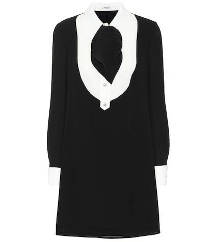 Miu Miu Silk-crêpe Minidress