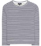 A.p.c. Striped Cotton Sweatshirt