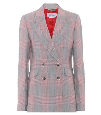 Gabriela Hearst Angela Plaid Wool Blazer