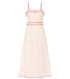Redvalentino Polka-dotted Cotton Dress