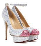 Gucci Kiss Me Dolores! Glitter Platform Pumps