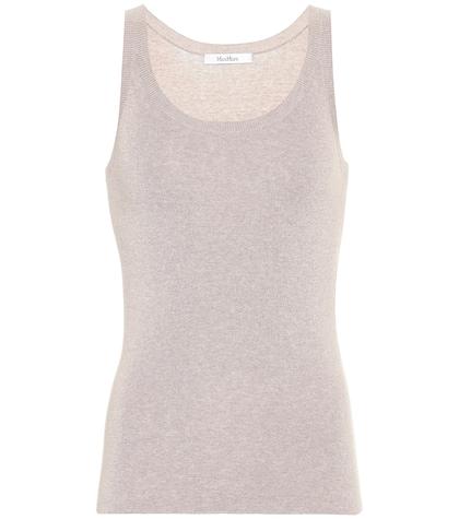 Max Mara Nora Silk And Cashmere Top