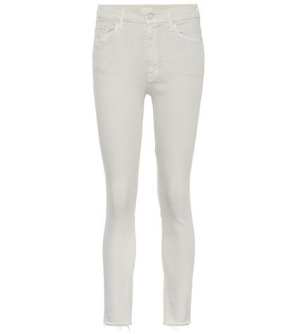 Mother High-waisted Looker Ankle Fray Jeans