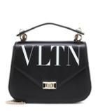 Velvet Valentino Garavani Vltn Leather Shoulder Bag