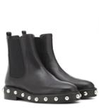 Redvalentino Embellished Leather Chelsea Boots