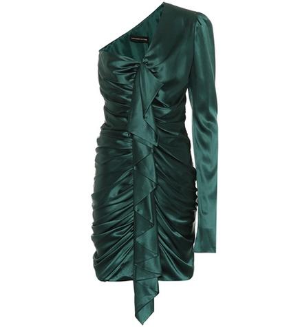 Jw Anderson Stretch Silk One-shoulder Minidress