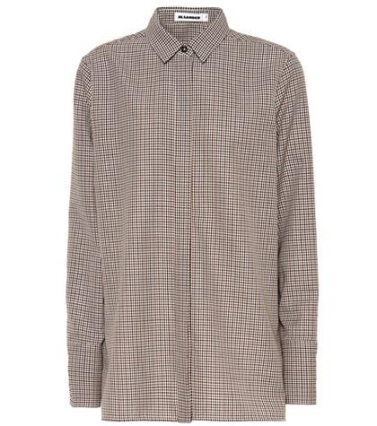 Jil Sander Checked Virgin Wool Shirt