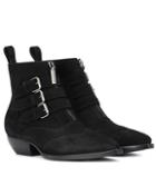 Saint Laurent Theo 45 Suede Ankle Boots
