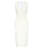 Victoria Beckham Sleeveless Crêpe Midi Dress