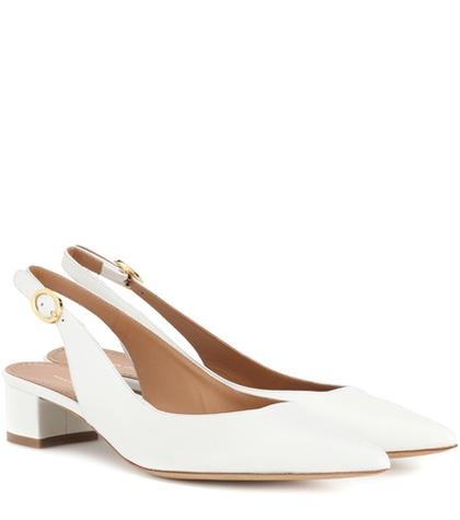 Mansur Gavriel Leather Slingback Pumps