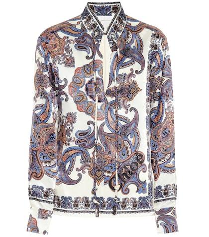 F.r.s For Restless Sleepers Printed Satin Shirt